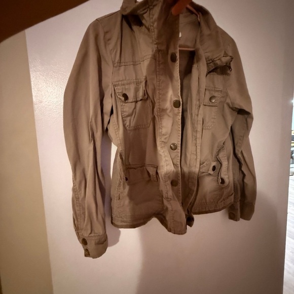 Tan Utility Jacket - Picture 2 of 2